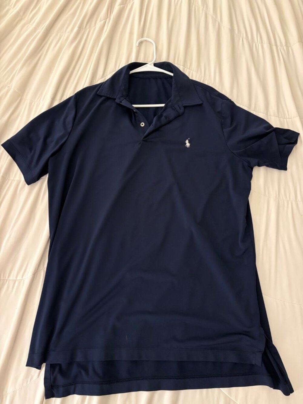Polo Ralph Lauren Performance Polo Men's Large Dark Navy White Pony